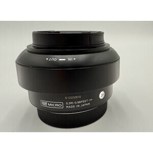 Micro 4/3 Sigma Art 30mm f/2.8 DN AF Prime Lens w Both Caps